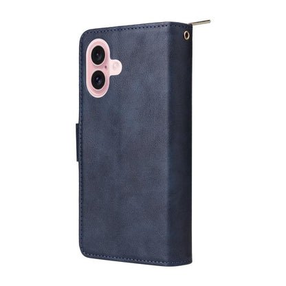 9 Card Slots Zipper Wallet Bag Leather Phone Case, For iPhone 18 / 17, For iPhone 18 Pro / 17 Pro, For iPhone 18 Pro Max / 17 Pro Max, For iPhone 17e / 16e