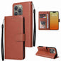 Multifunctional Horizontal Flip Leather Phone Case with Three Card Slots