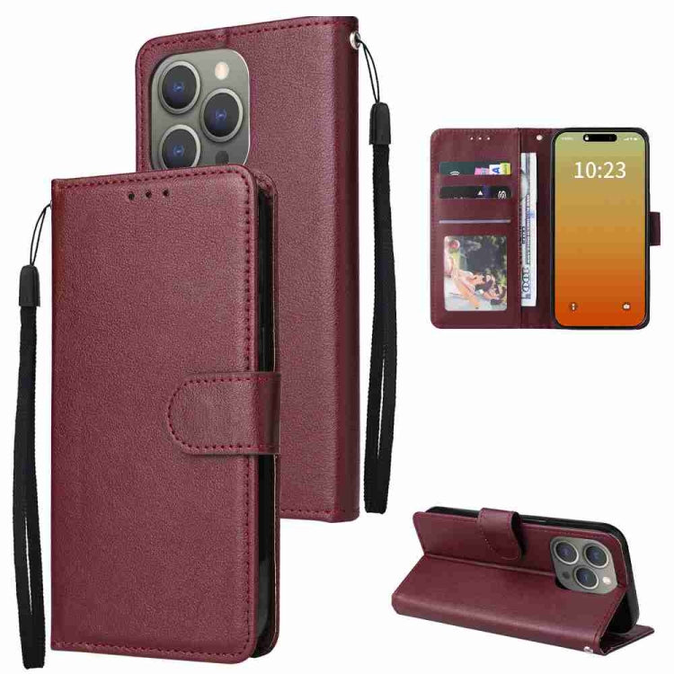 Multifunctional Horizontal Flip Leather Phone Case with Three Card Slots