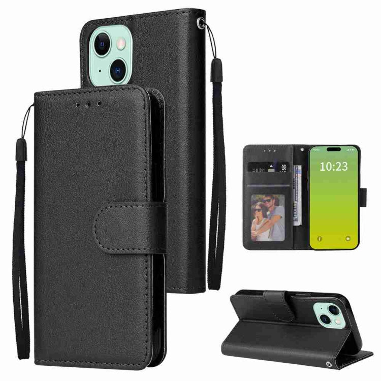 3-Card Slots Multifunctional Leather Phone Case, For iPhone 16, For iPhone 15 Pro Max, For iPhone 15 Pro, For iPhone 15 Plus