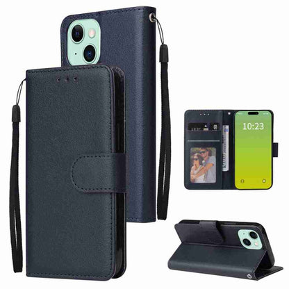 3-Card Slots Multifunctional Leather Phone Case, For iPhone 16, For iPhone 15 Pro Max, For iPhone 15 Pro, For iPhone 15 Plus