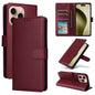 3-Card Slots Multifunctional Leather Phone Case, For iPhone Air, For iPhone 16 Pro Max, For iPhone 16 Pro, For iPhone 16 Plus