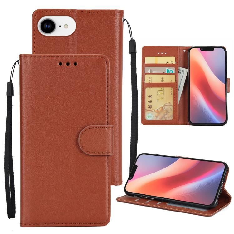 3-Card Slots Multifunctional Leather Phone Case, For iPhone 18 / 17, For iPhone 18 Pro / 17 Pro, For iPhone 18 Pro Max / 17 Pro Max, For iPhone 17e / 16e