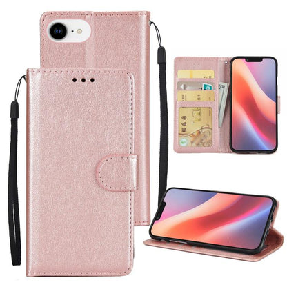 3-Card Slots Multifunctional Leather Phone Case, For iPhone 16e, For iPhone 16 Pro Max, For iPhone 16 Pro, For iPhone 16 Plus