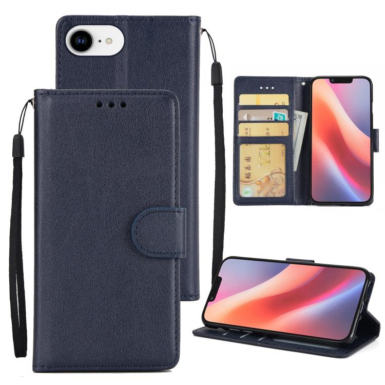 3-Card Slots Multifunctional Leather Phone Case, For iPhone 16e, For iPhone 16 Pro Max, For iPhone 16 Pro, For iPhone 16 Plus