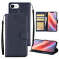 3-Card Slots Multifunctional Leather Phone Case, For iPhone 16e, For iPhone 16 Pro Max, For iPhone 16 Pro, For iPhone 16 Plus