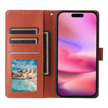 3-Card Slots Multifunctional Leather Phone Case, For iPhone 18 / 17, For iPhone 18 Pro / 17 Pro, For iPhone 18 Pro Max / 17 Pro Max, For iPhone 17e / 16e