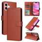 3-Card Slots Multifunctional Leather Phone Case, For iPhone 17e / 16e, For iPhone 17 Pro Max, For iPhone 17 Pro, For iPhone 17