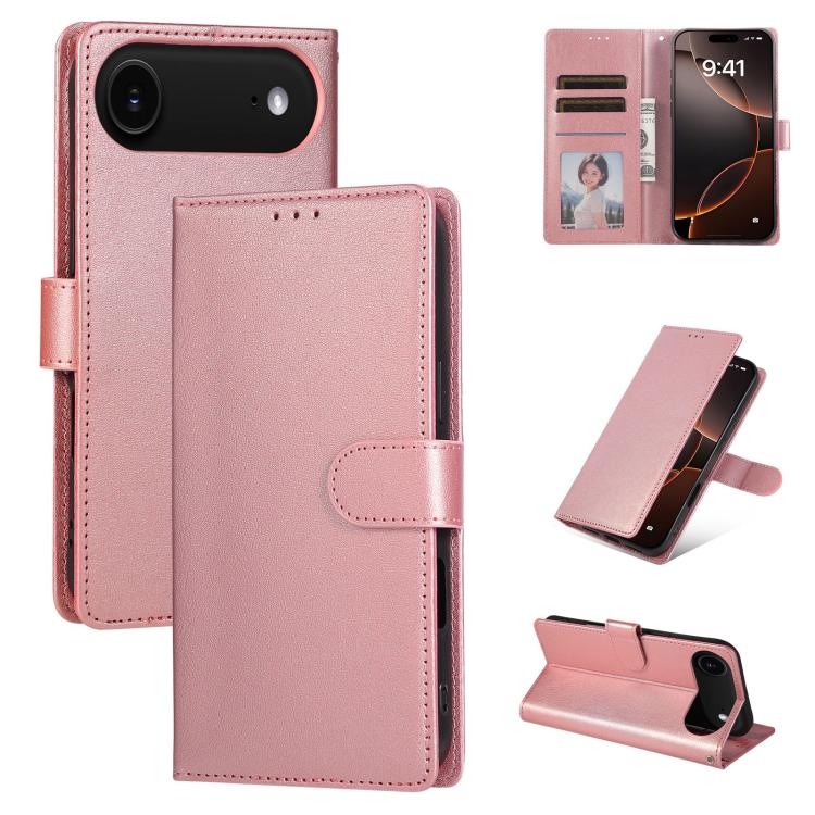 3-Card Slots Multifunctional Leather Phone Case, For iPhone 17 Pro Max, For iPhone 17 Pro, For iPhone 17, For iPhone Air
