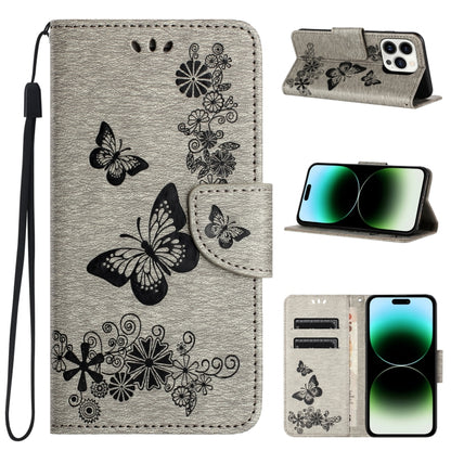 Butterfly Embossed Flip Leather Phone Case