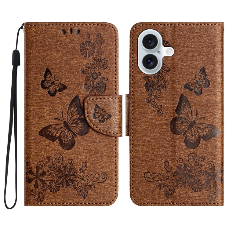 Butterfly Embossed Flip Leather Phone Case