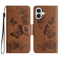 Butterfly Embossed Flip Leather Phone Case