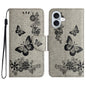 Butterfly Embossed Flip Leather Phone Case