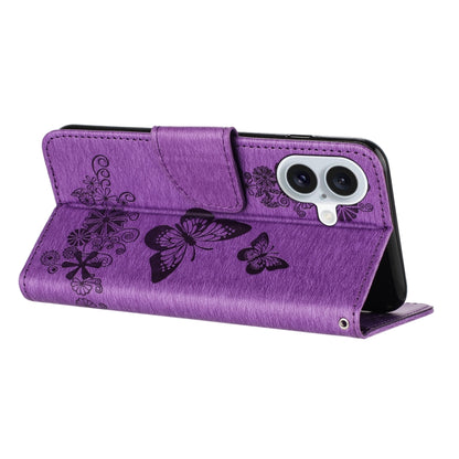 Butterfly Embossed Flip Leather Phone Case