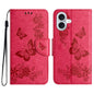 Butterfly Embossed Flip Leather Phone Case