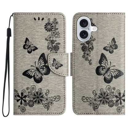 Butterfly Embossed Flip Leather Phone Case