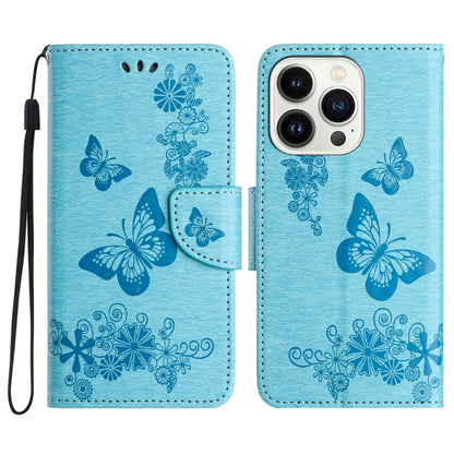 Butterfly Embossed Flip Leather Phone Case, For iPhone 17e / 16e, For iPhone 16 Pro Max, For iPhone 16 Pro