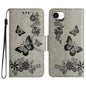 Butterfly Embossed Flip Leather Phone Case, For iPhone 17e / 16e, For iPhone 16 Pro Max, For iPhone 16 Pro