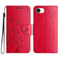 Butterfly Flower Pattern Flip Leather Phone Case, For iPhone 18 Pro / 17 Pro, For iPhone 18 Pro Max / 17 Pro Max, For iPhone 17e / 16e