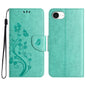 Butterfly Flower Pattern Flip Leather Phone Case, For iPhone 17e / 16e, For iPhone 17 Pro Max, For iPhone 17 Pro