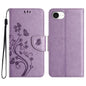 Butterfly Flower Pattern Flip Leather Phone Case, For iPhone 17e / 16e, For iPhone 17 Pro Max, For iPhone 17 Pro
