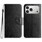 Butterfly Flower Pattern Flip Leather Phone Case, For iPhone 18 Pro / 17 Pro, For iPhone 18 Pro Max / 17 Pro Max, For iPhone 17e / 16e
