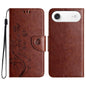 Butterfly Flower Pattern Flip Leather Phone Case, For iPhone 17, For iPhone Air, For iPhone 16 Pro Max