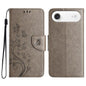 Butterfly Flower Pattern Flip Leather Phone Case, For iPhone 17, For iPhone Air, For iPhone 16 Pro Max