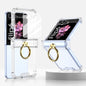 Gkk Airbag Hinge Silicone Phone Case with Ring Holder & Tempered Film