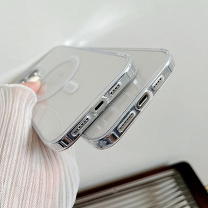 MagSafe Magnetic Clear Acrylic TPU Phone Case, For iPhone 17e / 16e, For iPhone 15 Pro Max, For iPhone 15 Pro, For iPhone 15 Plus, For iPhone 15