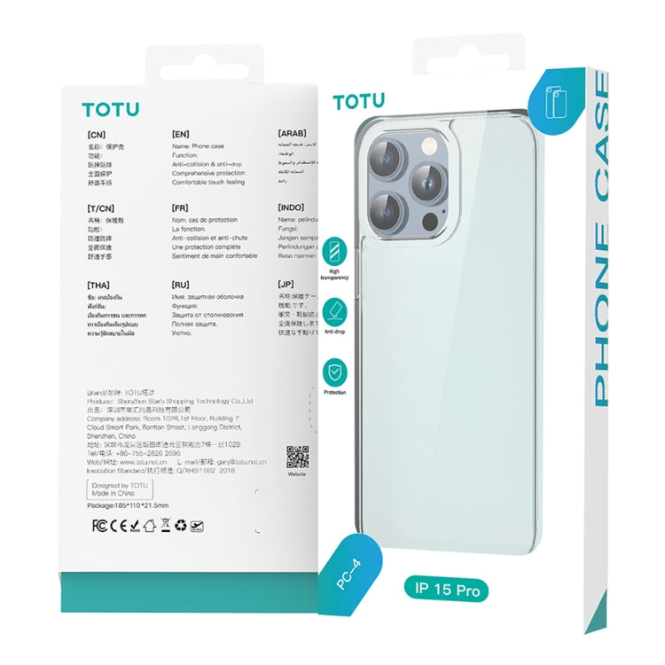 TOTU PC-04 Crystal Shield Series TPU + PC Phone Case