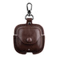 Leather TWS Earphone Protective Case with Hook, For Huawei FreeBuds SE 2 / SE 3