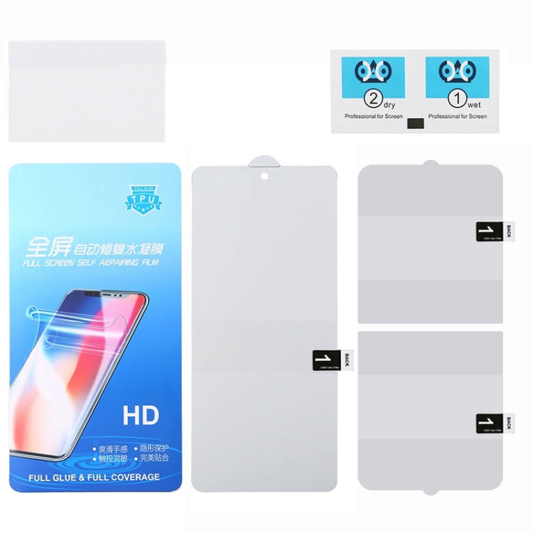 3 in 1 Full Screen Protector Explosion-proof Hydrogel Film