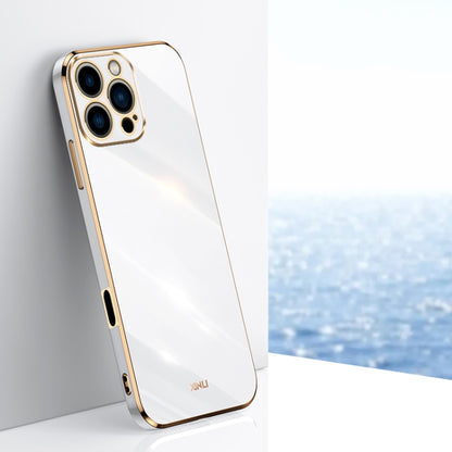 XINLI Straight Edge 6D Electroplate TPU Phone Case, For iPhone Air, For iPhone 16 Pro Max, For iPhone 16 Pro