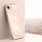 XINLI Straight Edge 6D Electroplate TPU Phone Case, For iPhone 16e / 17e, For iPhone 17 Pro Max, For iPhone 17 Pro