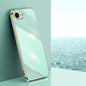 XINLI Straight Edge 6D Electroplate TPU Phone Case, For iPhone 16e / 17e, For iPhone 17 Pro Max, For iPhone 17 Pro