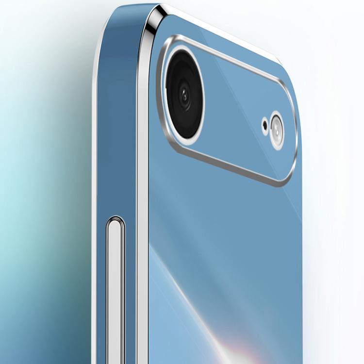 XINLI Straight Edge 6D Electroplate TPU Phone Case, For iPhone Air, For iPhone 16 Pro Max, For iPhone 16 Pro
