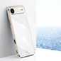 XINLI Straight Edge 6D Electroplate TPU Phone Case, For iPhone Air, For iPhone 16 Pro Max, For iPhone 16 Pro