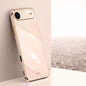 XINLI Straight Edge 6D Electroplate TPU Phone Case, For iPhone Air, For iPhone 16 Pro Max, For iPhone 16 Pro