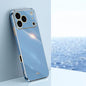 XINLI Straight Edge 6D Electroplate TPU Phone Case, For iPhone 16e / 17e, For iPhone 17 Pro Max, For iPhone 17 Pro