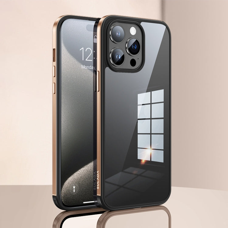 SULADA Metal Frame + Nano Glass + TPU Phone Case