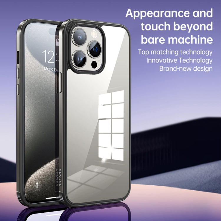 SULADA Metal Frame + Nano Glass + TPU Phone Case