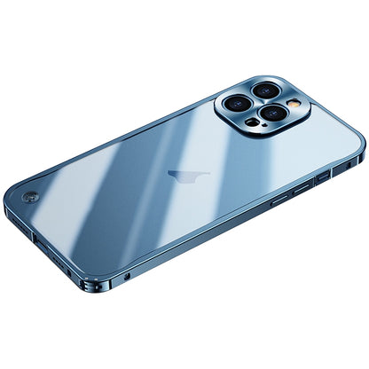 Metal Frame Frosted PC Shockproof Phone Case