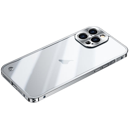 Metal Frame Frosted PC Shockproof Phone Case