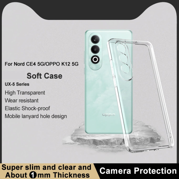 IMAK UX-5 Series Transparent Shockproof TPU Protective Case