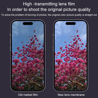 Tempered Glass Back Camera Film, For iPhone 17 / 16 / 16 Plus, For iPhone 16 Pro Max / 16 Pro, For iPhone 15 Pro / 15 Pro Max, For iPhone 15 / 15 Plus