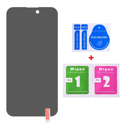 High Transparency Full Cover Anti-spy Tempered Glass Film, For iPhone 15 Pro Max / 15 Plus, For iPhone 15 Pro / 15