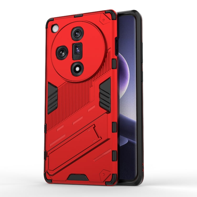 Punk Armor 2 in 1 PC + TPU Phone Case with Holder, For OPPO A60 4G Global, For OPPO Reno11 F 5G Global, For OPPO Find X7 5G