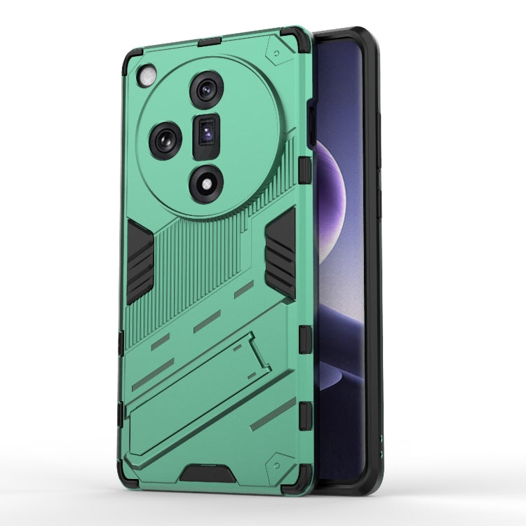 Punk Armor 2 in 1 PC + TPU Phone Case with Holder, For OPPO A60 4G Global, For OPPO Reno11 F 5G Global, For OPPO Find X7 5G