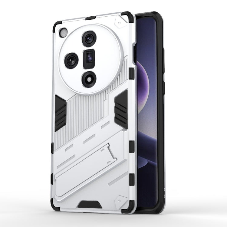 Punk Armor 2 in 1 PC + TPU Phone Case with Holder, For OPPO A60 4G Global, For OPPO Reno11 F 5G Global, For OPPO Find X7 5G